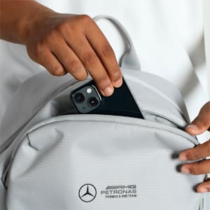 Mercedes-AMG Petronas F1® Unisex Motorsport Backpack, Mercedes Team Silver, extralarge-IND