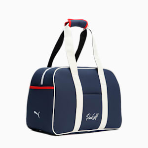 ユニセックス ゴルフ ベーシック ボストンバッグ 28L, Deep Navy-Bright White-Strong Red, extralarge-JPN