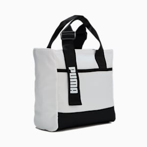 ユニセックス ゴルフ PF ラウンド トートバッグ 6L, White Glow-PUMA Black, extralarge-JPN