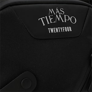 PUMA x MÁS TIEMPO Unisex Cross Body Bag, PUMA Black, extralarge-IND