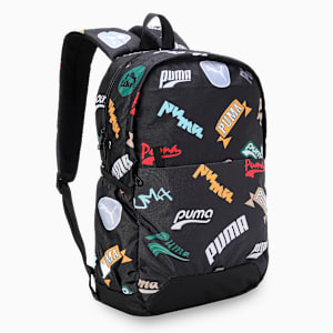 Bolt Backpack, PUMA Black-AOP, extralarge-IND