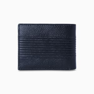 PUMA Leather Cruise V2 Unisex Bi-Fold Wallet, PUMA Navy, extralarge-IND