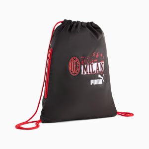 ユニセックス ACミラン FTBLNRGY ジムサック 17L, PUMA Black-For All Time Red, extralarge-JPN