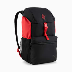 AC Milan ftblARCHIVE 24L Soccer Backpack, PUMA Black-For All Time Red, large