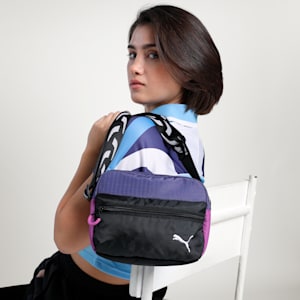FUTURE ARCHIVE Crossbody Bag, Blue Crystal, extralarge-IND