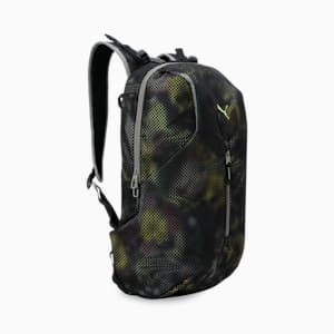 HOOPS X PUMATECH Large Backpack, PUMA Black-AOP, extralarge-IND