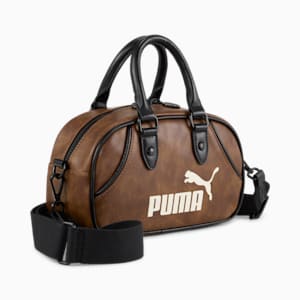 Mini cartera de mano Archive, Chestnut Brown, extralarge