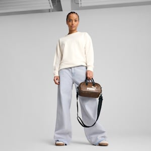 Mini cartera de mano Archive, Chestnut Brown, extralarge