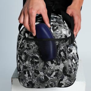 Challenger All-Over Print Small Sports Bag, PUMA Black-Camouflage AOP, extralarge-IND