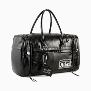 PUMA x ARIES 23.5L Duffel Bag, PUMA Black, extralarge