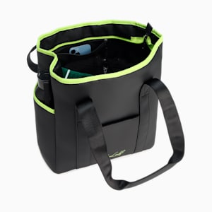 ユニセックス ゴルフ ベーシック トートバッグ 19L, PUMA Black-Lime Sheen, extralarge-JPN