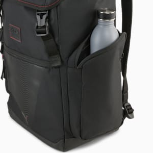BMW M Motorsport Lifestyle Backpack, PUMA Black-AOP, extralarge-IND
