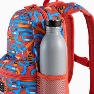 PUMA x HOT WHEELS™ Big Kids' Extra Small Backpack, Red Fire-AOP, extralarge