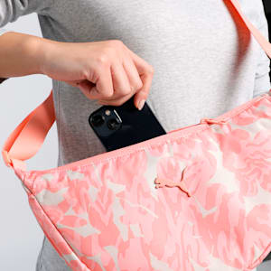 Pop Women's Half Moon Bag, Pink Fruit-AOP, extralarge-IND