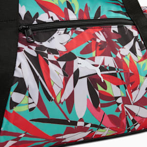 ウィメンズAT ESS トロピカル スポーツ バッグ 24L, PUMA Black-Wander Rush, extralarge-JPN