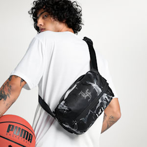 HOOPS x LAFRANCÉ Basketball Waist Bag, PUMA Black, extralarge-IND