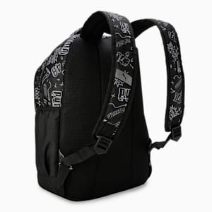 PUMA Academy Unisex Backpack, PUMA Black-B&W Graphic AOP, extralarge-IND