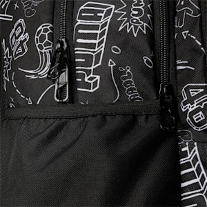 PUMA Academy Unisex Backpack, PUMA Black-B&W Graphic AOP, extralarge-IND