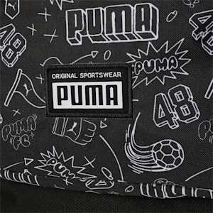 PUMA Academy Unisex Backpack, PUMA Black-B&W Graphic AOP, extralarge-IND