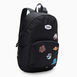 PUMA Patch Unisex Backpack, PUMA Black, extralarge-IND