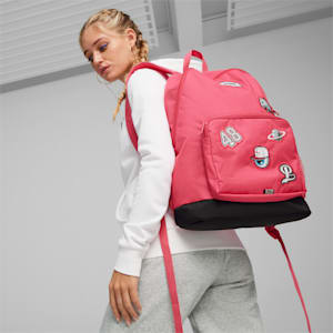 PUMA Patch Unisex Backpack, Garnet Rose, extralarge-IND