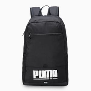 PUMA Plus Unisex Backpack, PUMA Black, extralarge-IND