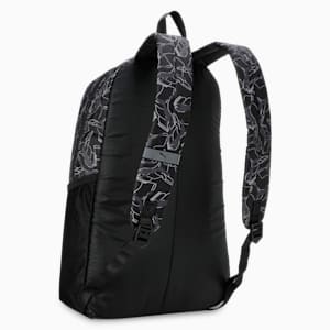 PUMA Plus Unisex Backpack, PUMA Black-AOP, extralarge-IND