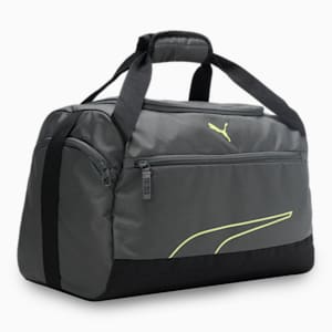 Fundamentals Unisex Sports Bag, Mineral Gray-Lime Sheen, extralarge-IND