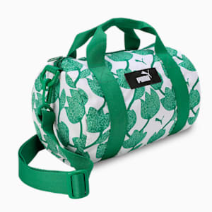 Core Pop Women's Barrel Bag, Archive Green-Blossom AOP, extralarge-IND