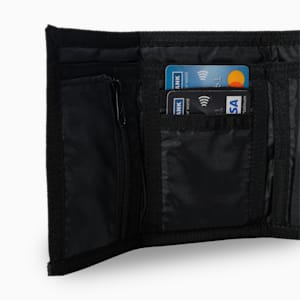 PUMA Phase Unisex Wallet, PUMA Black, extralarge-IND