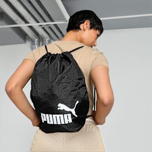 PUMA Phase Lightweight Gym Sack 14L, PUMA Black, extralarge-IND