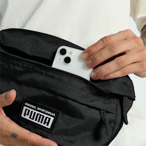 PUMA Academy Unisex Waist Bag, PUMA Black, extralarge-IND