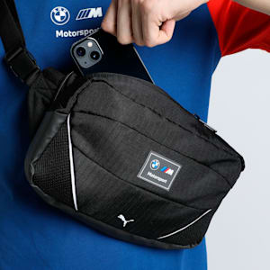 BMW M Motorsport Large Waist Bag, PUMA Black, extralarge-IND