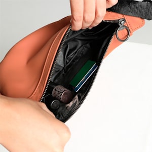 PUMA Women's Premium Shoulder Bag, Rust, extralarge-IND