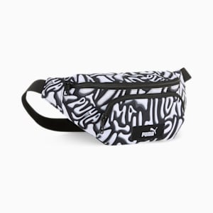 ユニセックス プーマ アカデミー AOP ウエスト バッグ 2L, PUMA Black-Grafiti AOP, extralarge-JPN