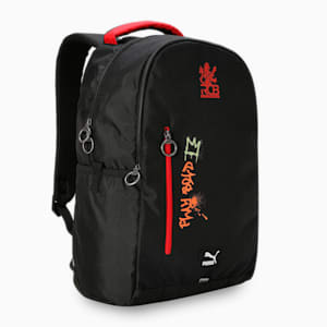 PUMA x RCB Unisex Cricket Backpack, PUMA Black, extralarge-IND