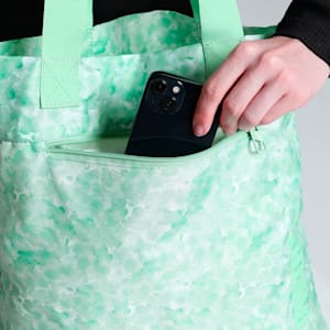 Foliage Women's Packable Shoulder Bag, Butterfly-Mist Green-AOP, extralarge-IND