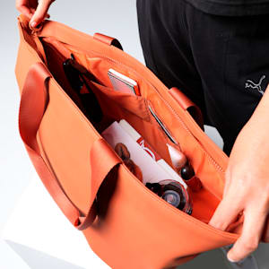 PUMA PU Zen Women's Tote Bag, Rust, extralarge-IND