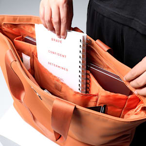 PUMA PU Zen Women's Tote Bag, Rust, extralarge-IND