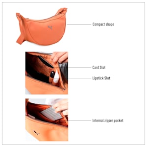 PUMA PU Zen Women's Handbag, Rust, extralarge-IND