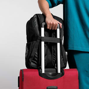 Stylised PU Backpack, PUMA Black, extralarge-IND