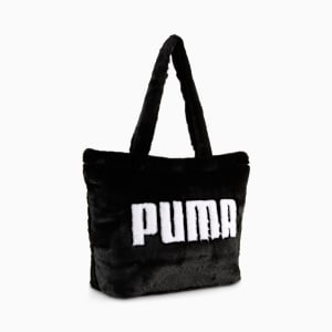 UP Faux Fur Shopper Youth, PUMA Black, extralarge
