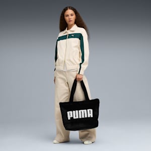 UP Faux Fur Shopper Youth, PUMA Black, extralarge