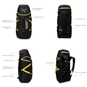 PUMA Trailblazer Unisex Rucksack, PUMA Black-Yellow Blaze, extralarge-IND