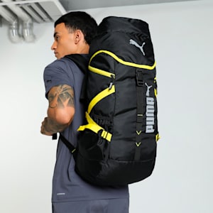 PUMA Trailblazer Unisex Rucksack, PUMA Black-Yellow Blaze, extralarge-IND