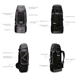 PUMA Summit Sack Unisex Rucksack, PUMA Black-PUMA Black, extralarge-IND