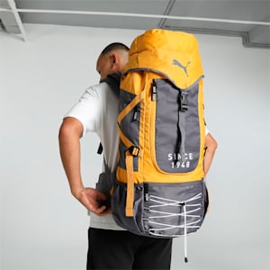 PUMA Summit Sack Unisex Rucksack, Sport Yellow-Cool Dark Gray, extralarge-IND