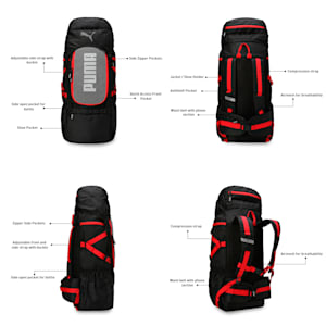 Trailtrekker Rucksack, PUMA Black-For All Time Red, extralarge-IND