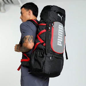 Trailtrekker Rucksack, PUMA Black-For All Time Red, extralarge-IND