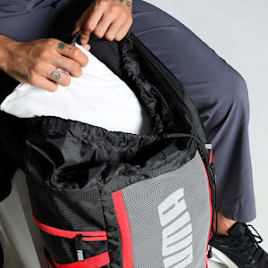 Trailtrekker Rucksack, PUMA Black-For All Time Red, extralarge-IND